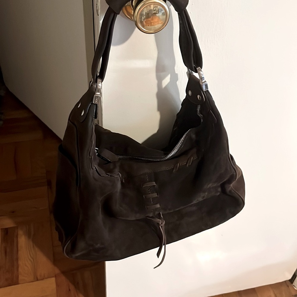 Tod’s authentic vintage suede handbag